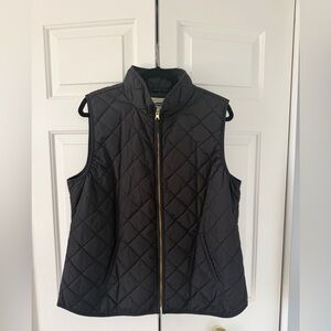 Old Navy Black Quilted Vest